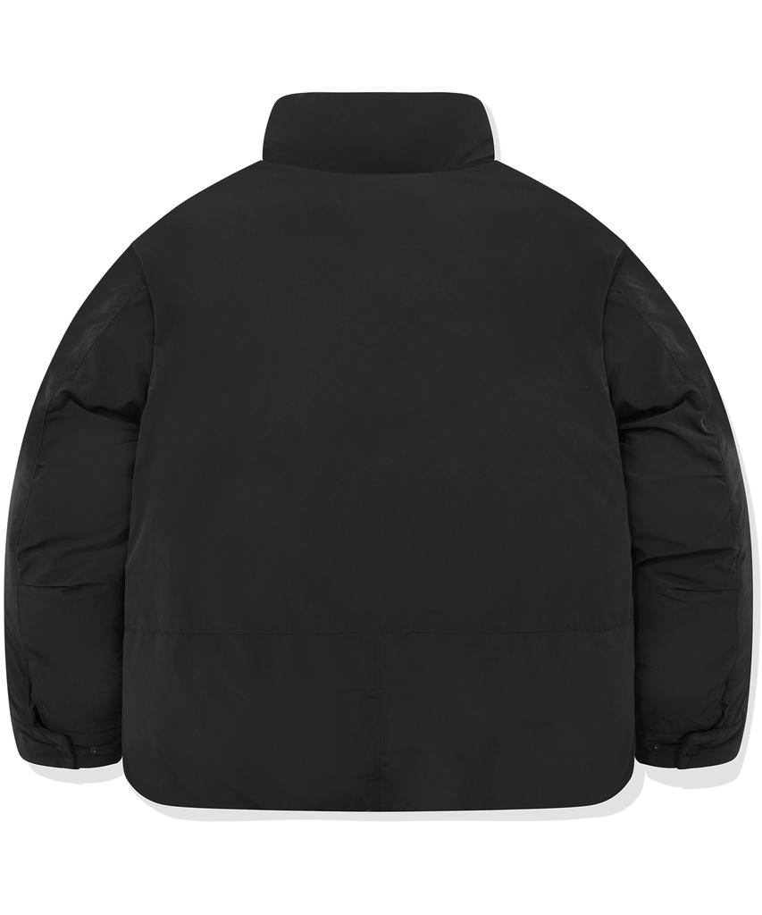 COVERNAT Rds Below Down Short Puffer Charcoal