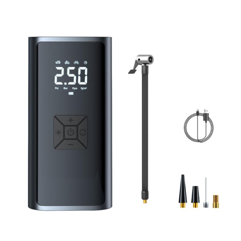 

Multifunctional Car Air Compressor and Tire Inflator with Presets Pressure Auto Stop Feature for Safe Driving Experience