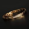 Germanium bracelet for stainless birthday health accessory women, titanium, steel, gold, bracelet, women, gift,