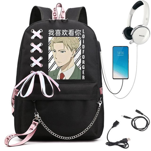 Spy Play House Anime Student School Bag Teen Girl Adult Backpack