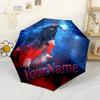 Mbappe Customizable Name Umbrella Outdoor Automatic Umbrella Folding Umbrella with 8 Ribs Lightweight All-Season Umbrella for Travel Fashionable