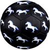 1pc Equestrian Spirit Theme Soccer Ball Football, Size 5, Lightweight PVC, Outdoor Training Soccer Ball,Gift J61414