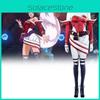 Cosplay Ahri Costume Anime Dress Halloween Roleplay Gifts Performance Stage