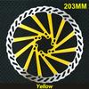Ultralight 160/180/203mm Bisiklet Hidrolik Disk Fren Rotoru Dağ Yol Yarışı MTB Bisiklet Fren Diski 6 Cıvata ile