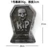 Halloween Tombstone Ornament, Large Skull Tombstone Ideas, Horror Props Bar Haunted House Decoration Foam Tombstone