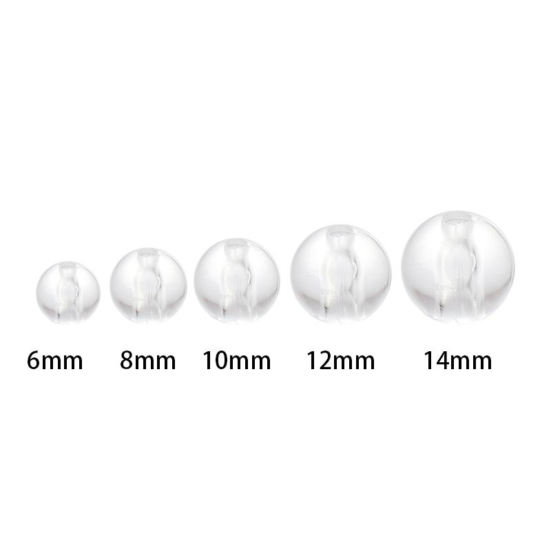 

100pcs/Lot Transparent Round Acrylic Beads for Jewelry Making Loose Spacer Beads DIY Mobile Phone Chain Bracelet Accessories 100pcs 6mmx1.8mm прозрачный