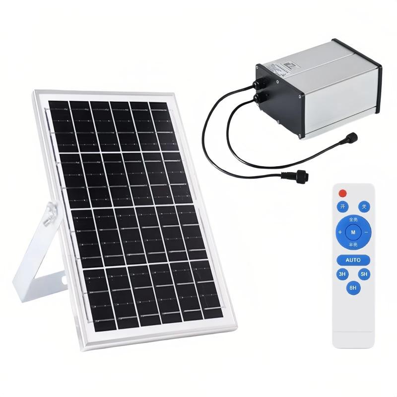 High-Capacity Outdoor Solar Panel with 24V/36V Lithium Iron Phosphate Battery for Monitoring Projects.