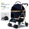 Lightweight Foldable Pet Stroller for Small Dogs & Cats