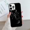 Animal Scorpio Phone Case cover For iPhone 17 Air 15 16 16e 14 13 Pro Max Coque 12 11 Pro Max For Apple PLUS fundas