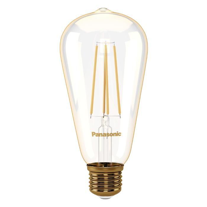 Ampoule ST64 filament LED E27 4W 2000K Panasonic