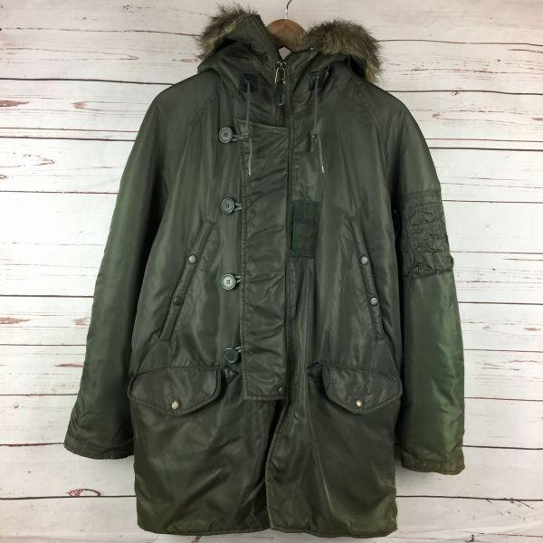 AVIREX Regulation Mods Coat Military Blouson Outer Mens Size S Olive