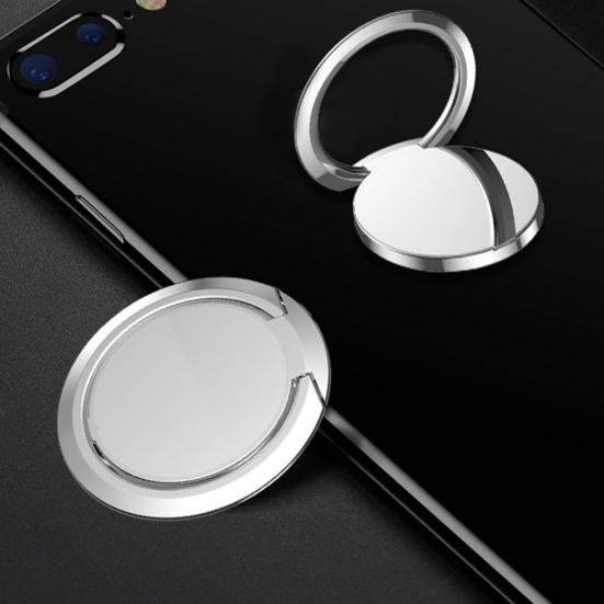 Ultra-thin Rotatable Portable Support Stand Car Mobile Phone Bracket with Ring