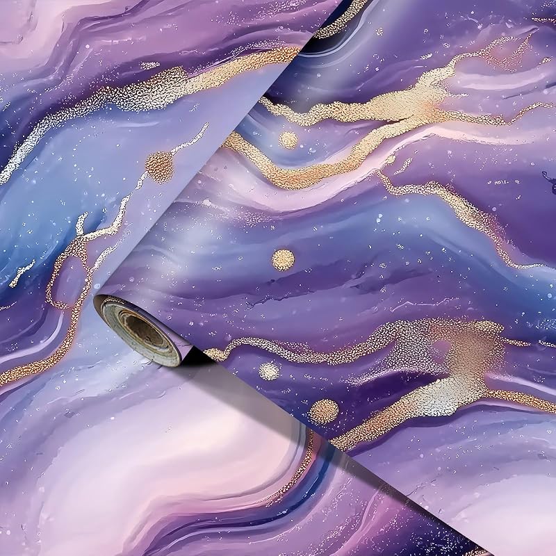 Schwarz Gold Marmor Tapete Marmor Kontaktpapier Vinyl Selbstklebend Abnehmbar Arbeitsplatte Peel and Stick Wandtapete für Renovierung Wand Arbeitsplatte