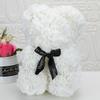 Romantic Valentine's DayCreative Eternal Flower Rose Bear Christmas Gift Rose Bear Hug Bear Wedding Flower Decoration Gift LS
