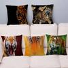 Tiger Muster Kissenbezug Dekokissen Sofa Heimdeko Hülle Kissenbezüge