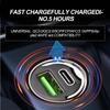 12V-24V Mini Car Charger Pull Ring Fast Charging USB C Car Phone Charger Adapter for IPhone Xiaomi Samsung Huawei