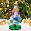 Magischer Wachsender Weihnachtsbaum DIY Kristall-Weihnachtsbaum Lustiges Geschenk für Erwachsene Kinder Zuhause Festival Party Deko Requisiten Mini-Baum 3 Arten