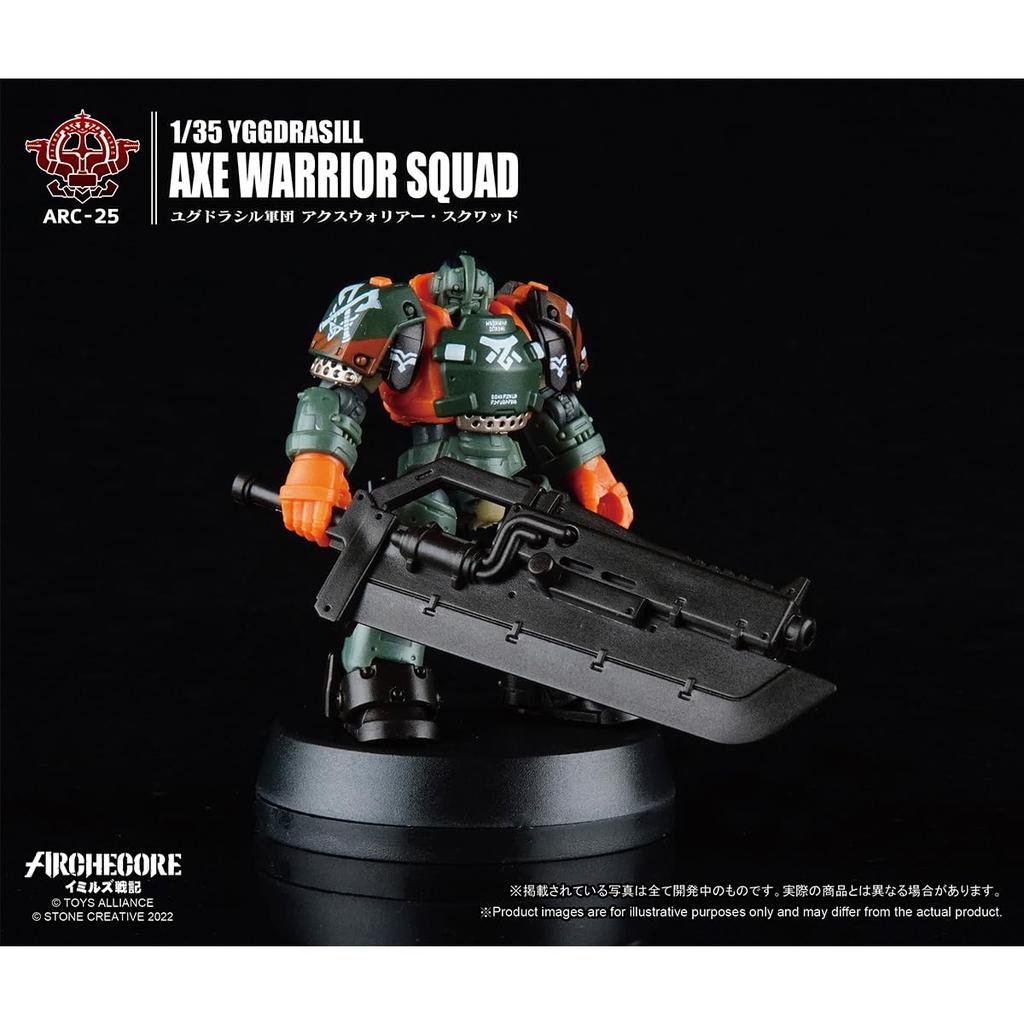 HiPlay TOY ALLIANCE 1/35 Scale Archecore ARC-25 Yggdrasil Corps Axe Warrior Squad Action Figure (Pre-painted, Assembled)