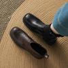 Krazing Pot Microfiber Winter Round Toe Modern Platform Size 33 Boots Size 43 Thick Bottom Women Ankle Boots