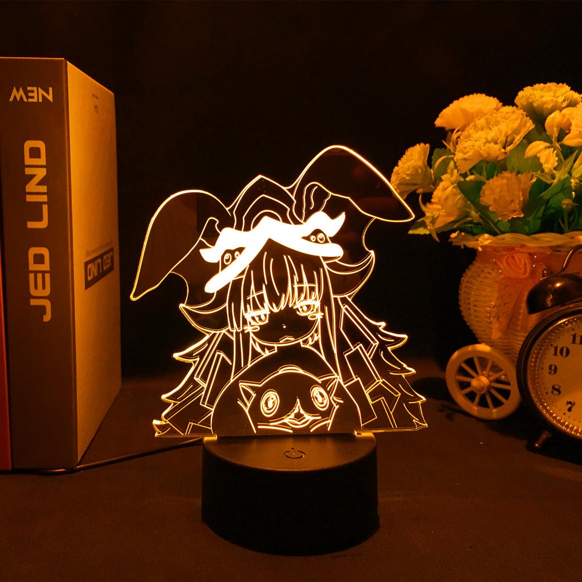 

Манга MADE IN ABYSS 3D ночники красочный подарок для друзей спальня прикроватная тумбочка Декор лампы