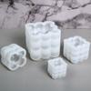 Supplies Plaster Clay Tools Soy Wax Silicone Mold Candle Mould Cube Soap Molds 3D Candle Mold