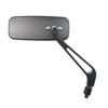 1 Pair Adjustable Motorcycle Mirrors with 360 Degree Rotating Universal Motorbike Rearview Mirrors Easy Installation