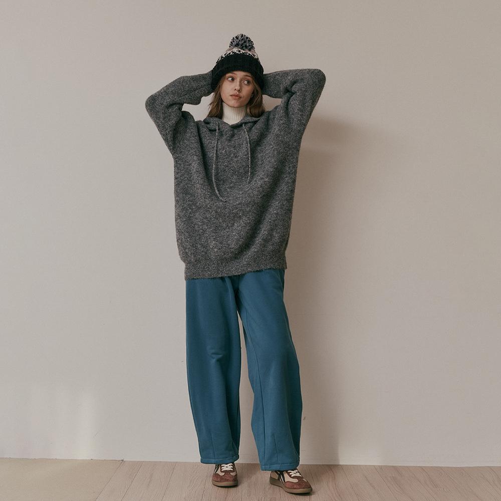 Eiaenlei Ar_Wide Sweat Banding Pants_Blue