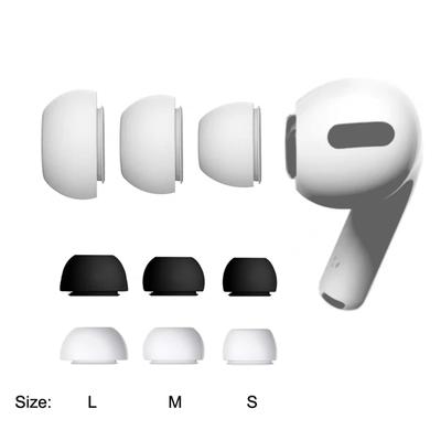 Weiche Silikon-Ohrhörer-Kopfhörer-Ohrstöpsel-Abdeckung für Apple Airpods Pro 3 S/M/L-Kopfhörer-Ohrstöpsel für Airpods-Ohrpolster