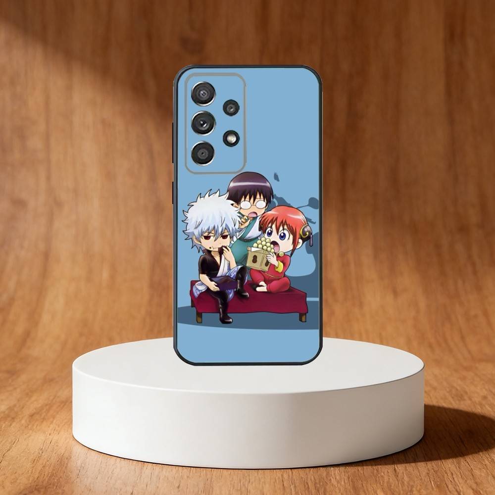 

GINTAMA Phone Case For Samsung S25,S24,S21,S22,S23,S30,Ultra,S20,Plus,Fe,Note,10,9,5G Black Cover Samsung S25ULTRA
