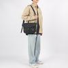 Li Ning CF Tracing Adjustable Strap Fabric Shoulder Bag, Crossbody Bag Unisex Black ABDS625-4