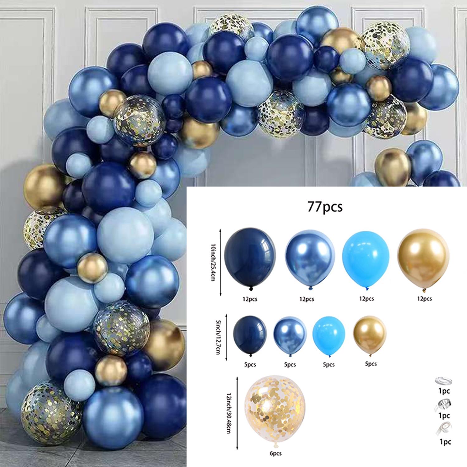 

Blue Metallic Balloon Garland Set Gold Balloon Arch Birthday Party Decoration Wedding Birthday Christening Other изумрудный