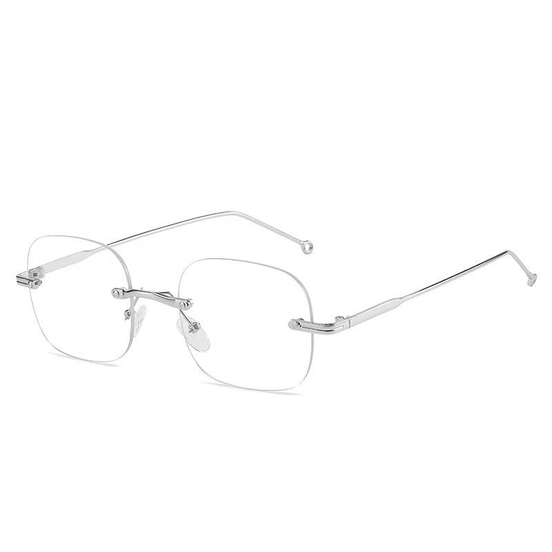 2025 Women's Fashion Rimless Anti-Blue Light Reading Glasses