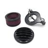 Black Air Cleaner Intake Filter System Kit For Harley Sportster XL883 XL1200 198