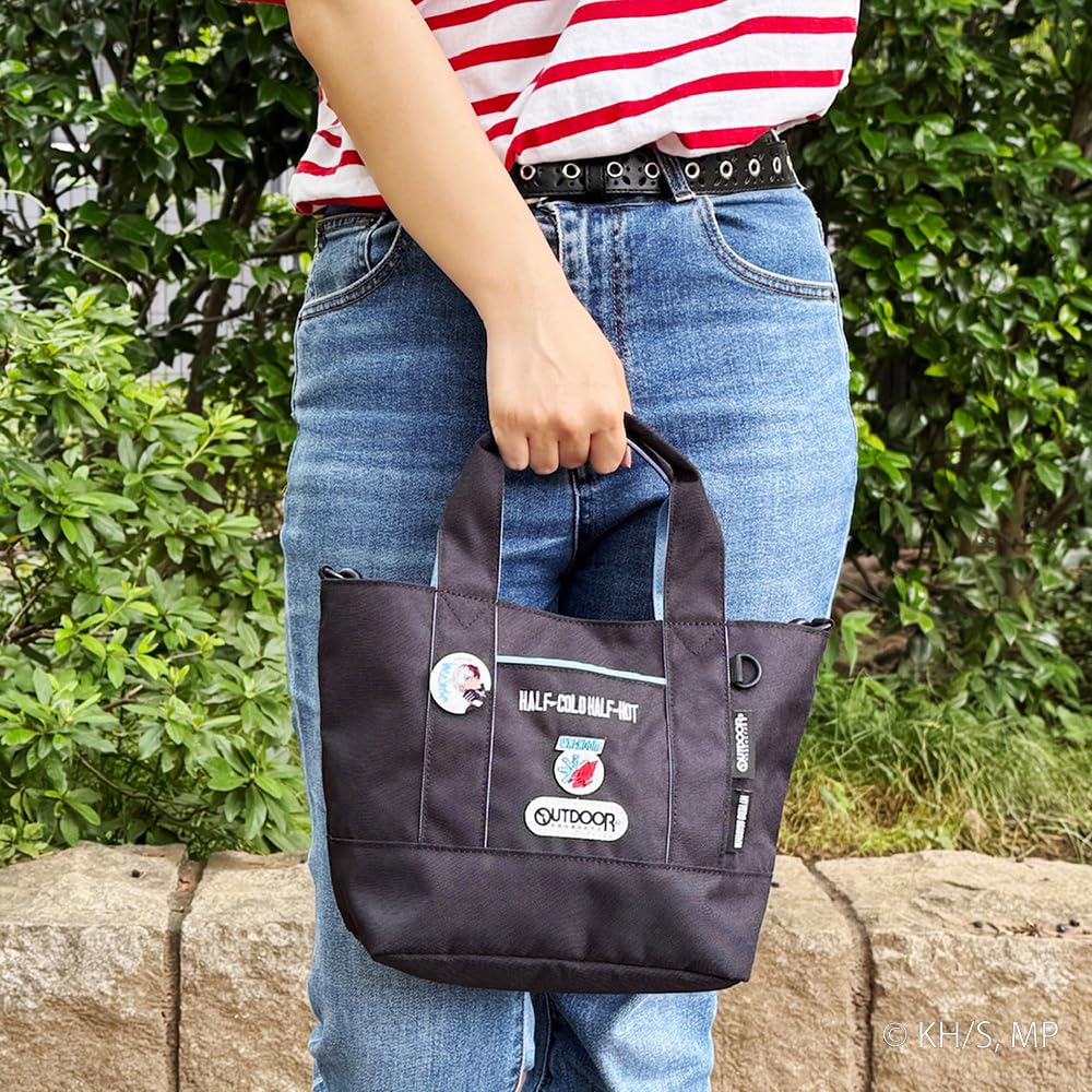 Hero Academia x OUTDOOR Tote Shoulder Bag with Can Badge ODHA03 Sky [My PRODUCTS]