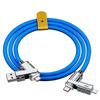Typ C auf Rollenmaschinenlinie Typc Kabel 2-in-2 66 W Pd Schnellladung USB C auf USB C auf iPhone geeignet für iPhone iPad Huawei Xiaomi Samsung Redmi