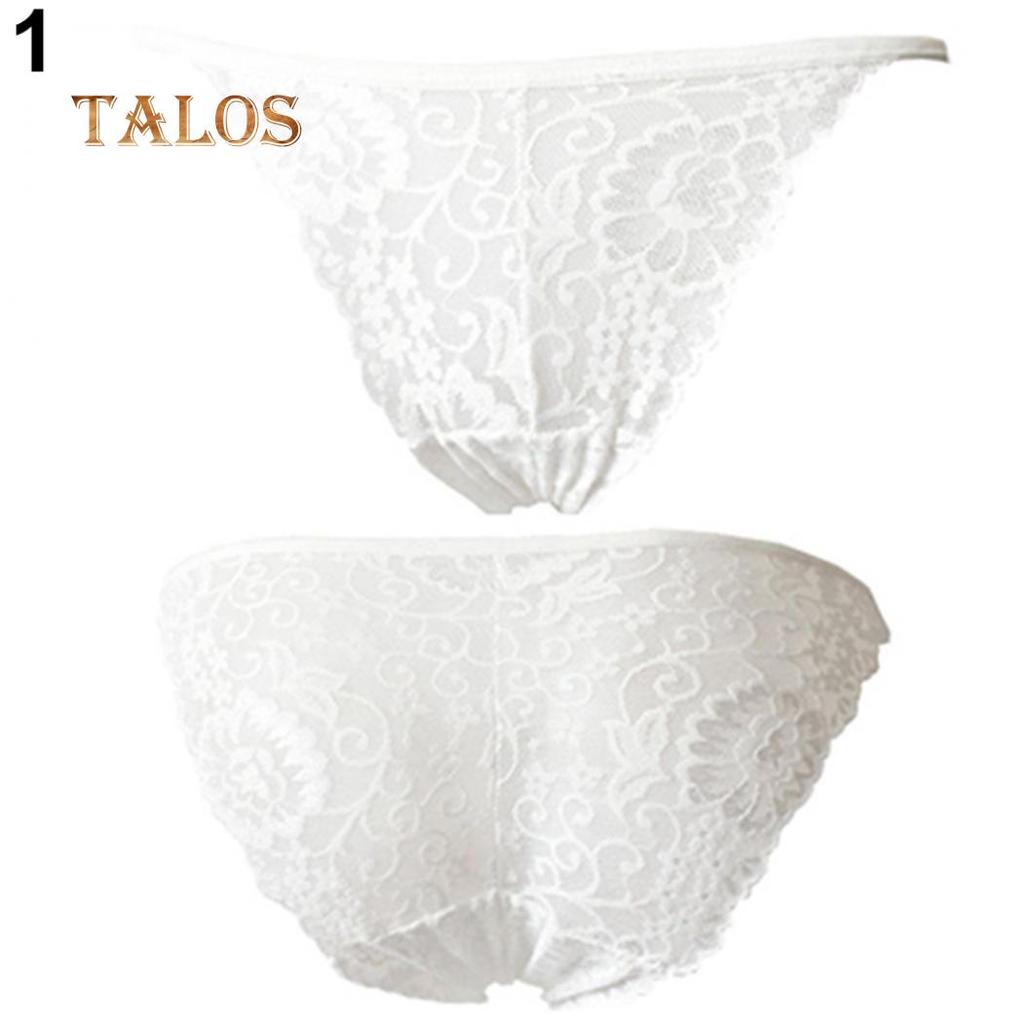Talos Women's Sexy Lace G-string See Through Briefs Panties Thongs Underwear Knickers