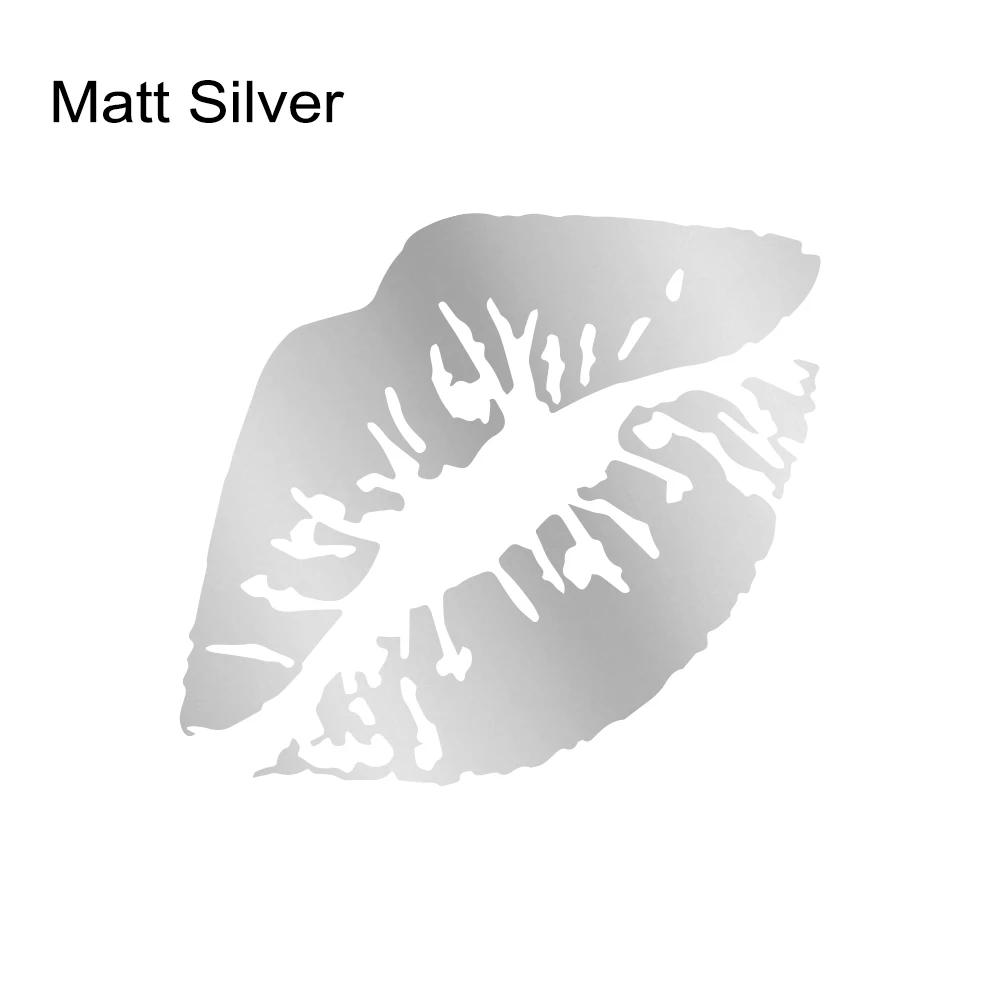 Car Stickers Kiss Lips Truck Window Door Laptop Vinyl Decals Windshield Motorcycle Waterproof Cute Decoration Car Accessories