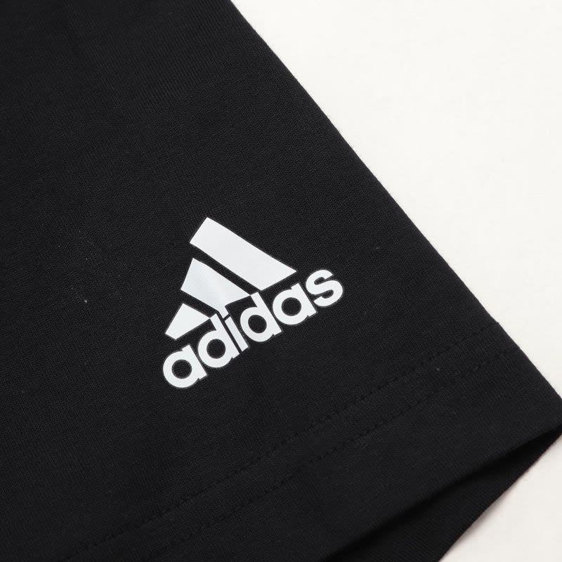 Adidas Madi Basketball Culture Casual Crew Neck Short Sleeve T-Shirt Men Tops Black DZ0688