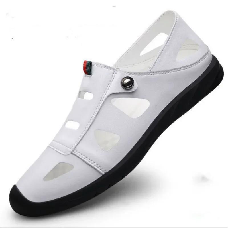 Summer New 2025 Casual Men Sandals Outdoor Beach Men Shoes Fashionable Breathable Comfortable Sandals Summer Casual Men's Shoes