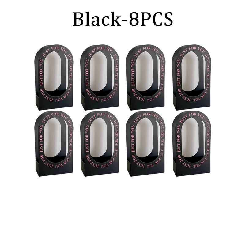 Simple Hollow Hand-Held Flower Basket Paper Flower Bouquet Floral Arrangement Carton Packaging Box Decoration Supplies