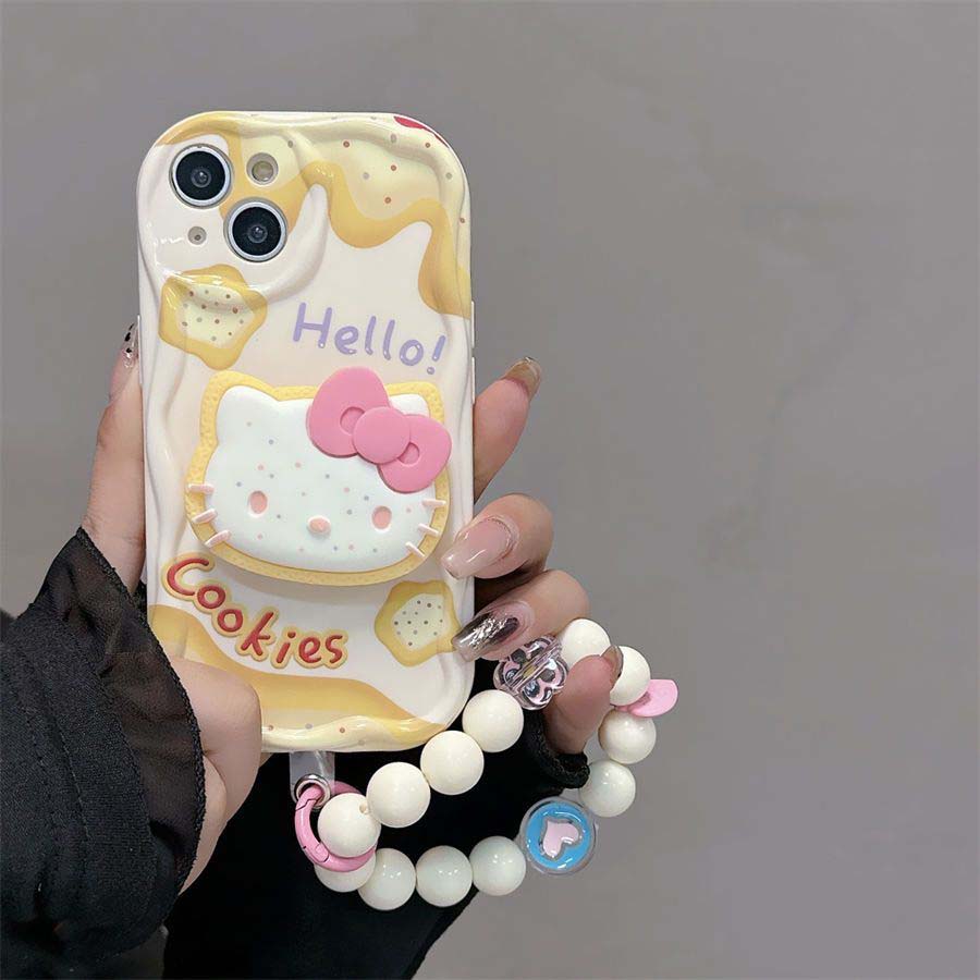 Hello Kitty Kuromi Bracket Holder Chain Casing For Huawei Honor 400 Lite Pro X9B X8C X8B X8A X9D X7D X7B X7A X6B 90 Lite 5G Case