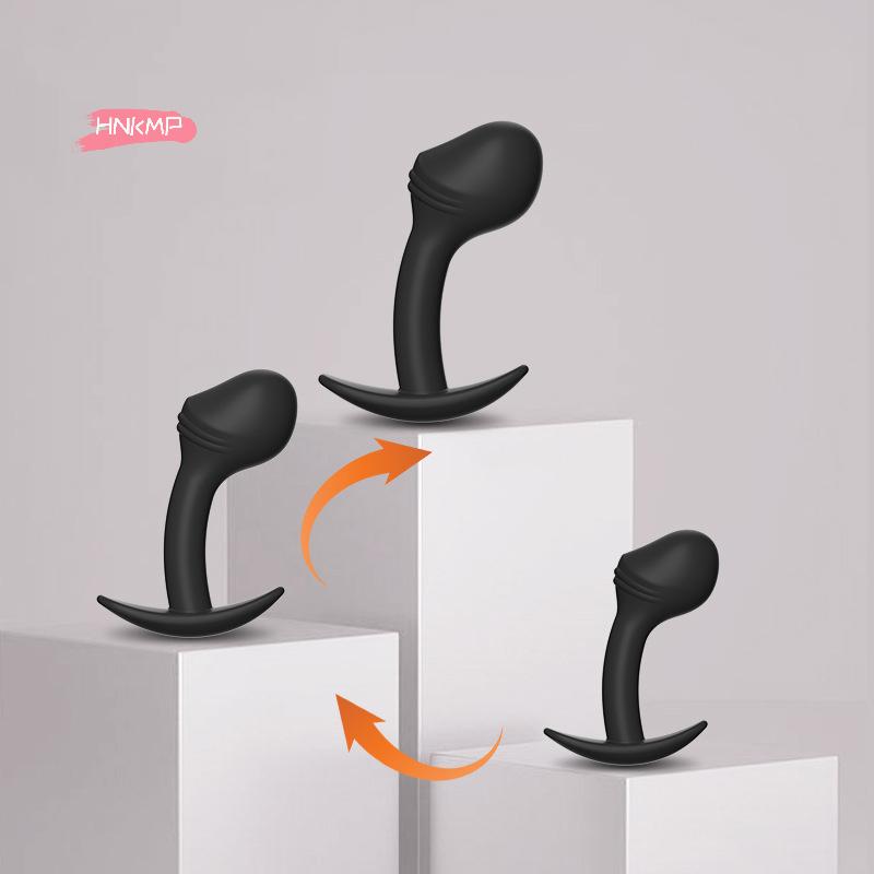 Safe Silicone Anal Plug Butt Plug Unisex Sexy Buttplug Big Dildo 3 Different Size Prostate Massager Adult Sex Toys for Men/Women