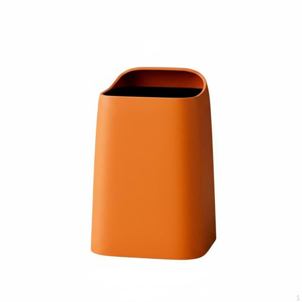 Lidless Garbage Can Large Capacity Minimalist Trash Easy To Clean Double Layer Bin for