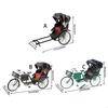 Antique Alloys Mini Rickshaw Model Nostalgics Decors For Collections Or Gift X3UC