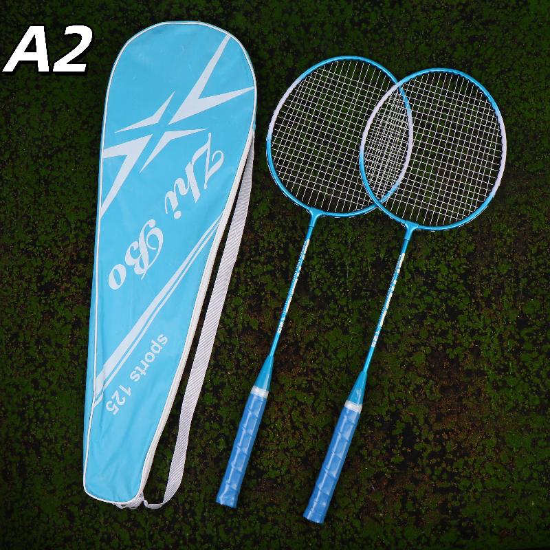 Neues 1Set Anfänger Badminton Professionelles Training Langlebiger Freizeit-Sport Schläger Langlebiges Badminton Schläger Set