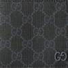 Gucci GG Supreme Canvas With Leather Wallet Men's Black 768243-FACQC-1048
