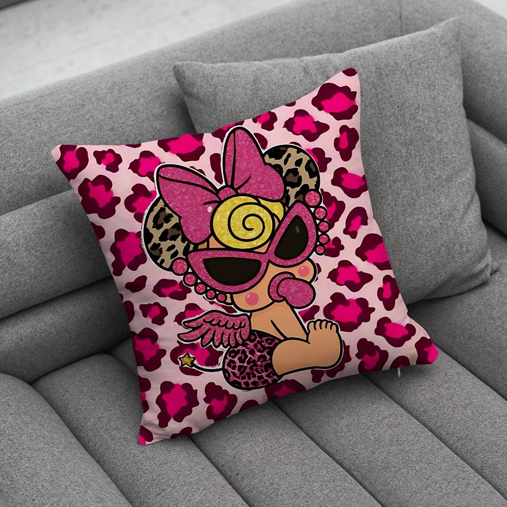 HHysteric Cute MMini Pillow Case For Home Bedroom Car Office Decoration Living Room Sofa Cushion Cover Suitable
