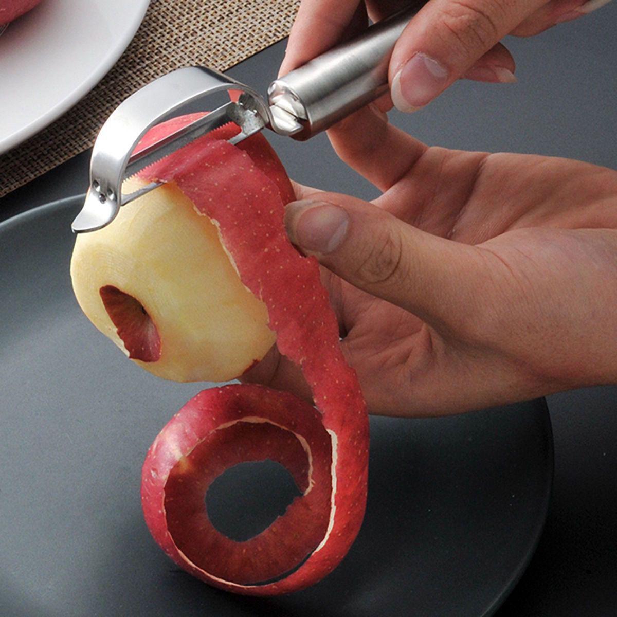 Multi-Functional Stainless Steel Fruit & Vegetable Peeler with Grater