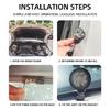 Car Hood LED Work Light Bar Mounting Bracket Clamp External Fixed Lamp Holder Universal For Off-Road 4x4 Vehicle Modified Access
