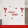 Wedding Room & Wardrobe Decor Set: Groom's Bedroom Double Happiness Stickers